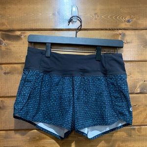 Lululemon Alberta Lake / Black Run Times Short (4")